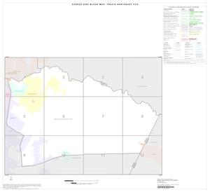 2000 Census County Subdivison Block Map: Travis Northeast CCD, Texas, Index