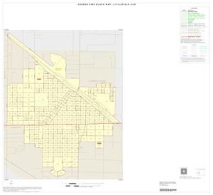2000 Census County Subdivison Block Map: Littlefield CCD, Texas, Inset A01
