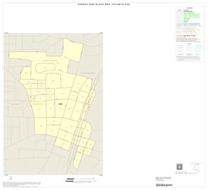 2000 Census County Subdivison Block Map: Atlanta CCD, Texas, Inset B01