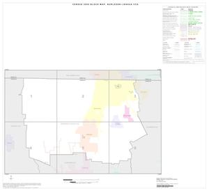 2000 Census County Subdivison Block Map: Burleson-Joshua CCD, Texas, Index