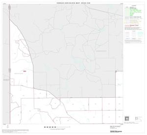 2000 Census County Subdivison Block Map: Spur CCD, Texas, Block 1