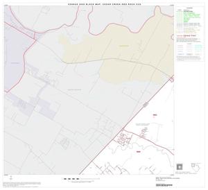 2000 Census County Subdivison Block Map: Cedar Creek-Red Rock CCD, Texas, Block 1