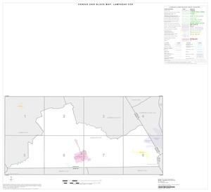 2000 Census County Subdivison Block Map: Lampasas CCD, Texas, Index