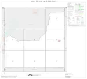 2000 Census County Subdivison Block Map: Bellevue-Joy CCD, Texas, Index