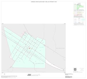 2000 Census County Subdivison Block Map: Mullin-Priddy CCD, Texas, Inset A01
