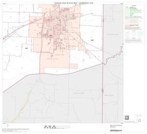 2000 Census County Subdivison Block Map: Commerce CCD, Texas, Block 6
