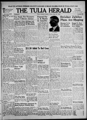 The Tulia Herald (Tulia, Tex), Vol. 31, No. 25, Ed. 1, Thursday, June 20, 1940