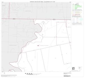 2000 Census County Subdivison Block Map: Colorado City CCD, Texas, Block 1