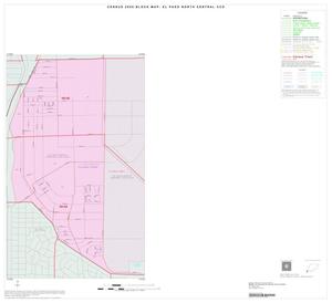 2000 Census County Subdivison Block Map: El Paso North Central CCD, Texas, Inset A01