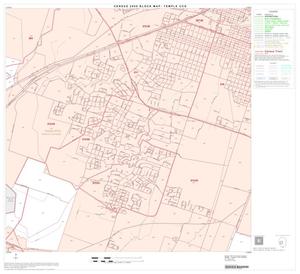 2000 Census County Subdivison Block Map: Temple CCD, Texas, Block 10