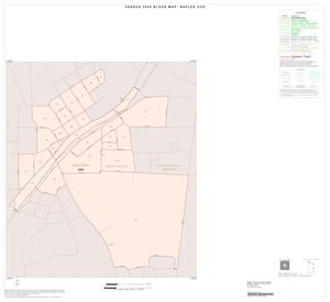 2000 Census County Subdivison Block Map: Naples CCD, Texas, Inset A01