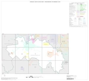 2000 Census County Subdivison Block Map: Rosenberg-Richmond CCD, Texas, Index