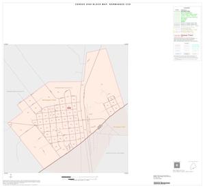 2000 Census County Subdivison Block Map: Normangee CCD, Texas, Inset A01