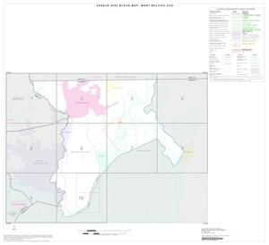 2000 Census County Subdivison Block Map: Mont Belvieu CCD, Texas, Index