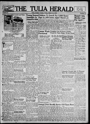 The Tulia Herald (Tulia, Tex), Vol. 31, No. 11, Ed. 1, Thursday, March 14, 1940