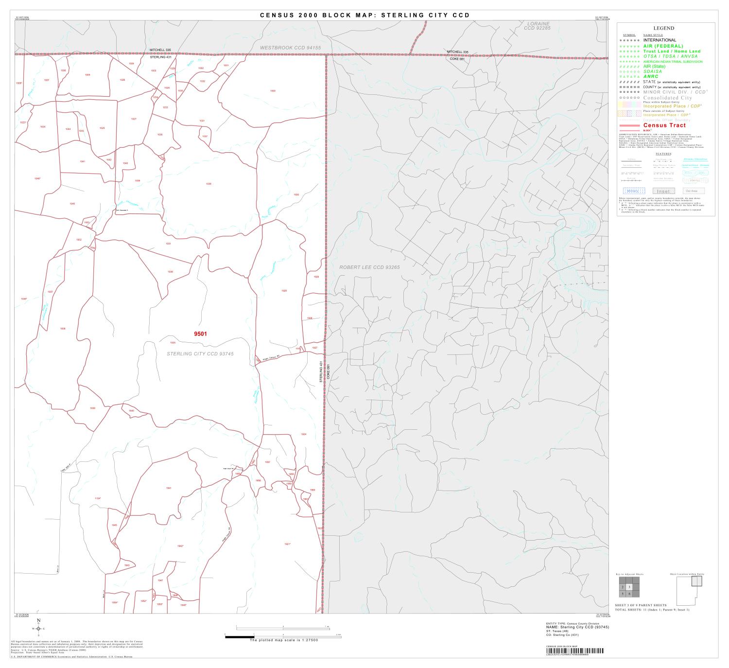 2000 Census County Subdivison Block Map: Sterling City CCD, Texas, Block 3
                                                
                                                    [Sequence #]: 1 of 1
                                                