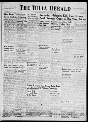 The Tulia Herald (Tulia, Tex), Vol. 32, No. 20, Ed. 1, Thursday, May 15, 1941