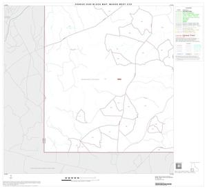 2000 Census County Subdivison Block Map: Mason West CCD, Texas, Block 6
