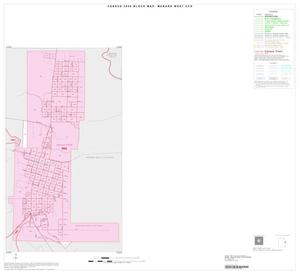 2000 Census County Subdivison Block Map: Menard West CCD, Texas, Inset A01