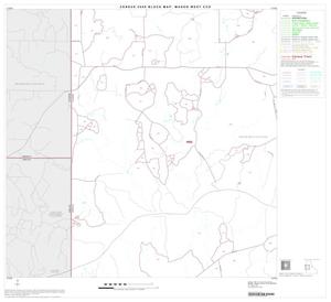 2000 Census County Subdivison Block Map: Mason West CCD, Texas, Block 3