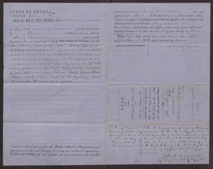 [Deed from Hannah Maxwell to Henry Maxwell, March 6, 1858]
