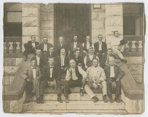 Primary view of object titled '[1908 Officials and Employees of Coryell County, Texas]'.