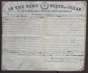 [Texas Land Grant to the Heirs of James Maxwell, June 17, 1856]