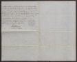 Thumbnail image of item number 2 in: '[Bond from Hannah Maxwell to Henry Maxwell, December 24, 1853]'.