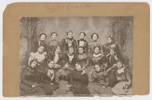 Primary view of object titled '[Eighteen Women in a Photography Studio]'.