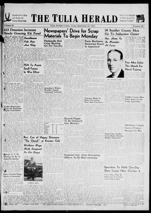 The Tulia Herald (Tulia, Tex), Vol. 33, No. 39, Ed. 1, Thursday, September 24, 1942