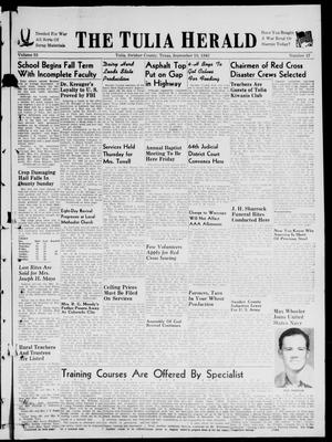 The Tulia Herald (Tulia, Tex), Vol. 33, No. 37, Ed. 1, Thursday, September 10, 1942