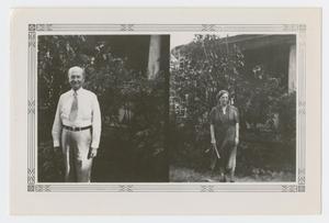 Primary view of object titled '[Photograph of Ike and Suzie Brown]'.