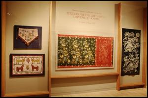 Patterns, Creatures, and Flowers from the East: Textiles for the Zale-Lipshy University Hospital [Exhibition Photographs]