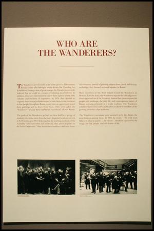 Primary view of object titled 'The Wanderers: Masters of 19th Century Russian Painting, An Exhibition from the Soviet Union [Exhibition Photographs]'.