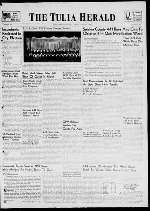 The Tulia Herald (Tulia, Tex), Vol. 33, No. 15, Ed. 1, Thursday, April 9, 1942