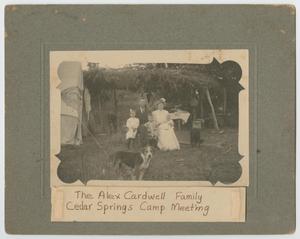 [Cardwell Family at  a Methodist Camp Meeting at Cedar Springs, Texas]
