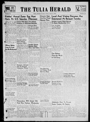 The Tulia Herald (Tulia, Tex), Vol. 33, No. 14, Ed. 1, Thursday, April 2, 1942