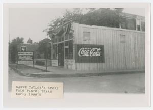Primary view of object titled '[Garve Taylor's Store]'.
