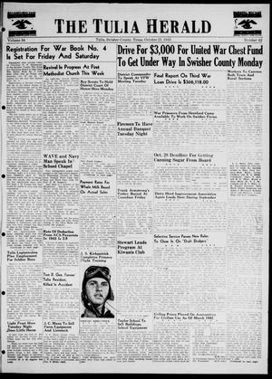 The Tulia Herald (Tulia, Tex), Vol. 34, No. 42, Ed. 1, Thursday, October 21, 1943