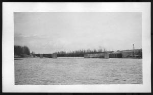 [Part of Lock and Dam? Unknown Location.]