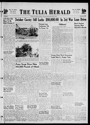 The Tulia Herald (Tulia, Tex), Vol. 34, No. 39, Ed. 1, Thursday, September 30, 1943