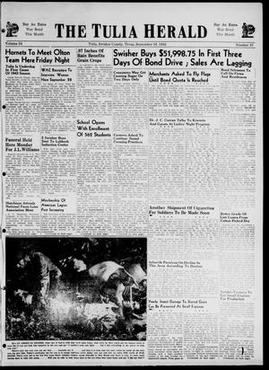 The Tulia Herald (Tulia, Tex), Vol. 34, No. 37, Ed. 1, Thursday, September 16, 1943