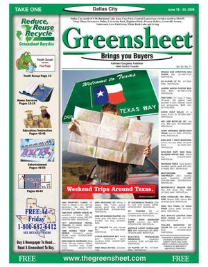 The Greensheet (Dallas, Tex.), Vol. 32, No. 71, Ed. 1 Wednesday, June 18, 2008