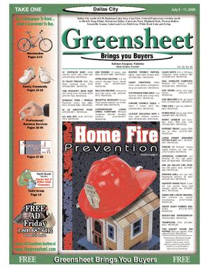 The Greensheet (Dallas, Tex.), Vol. 30, No. 85, Ed. 1 Wednesday, July 5, 2006