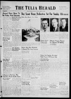 The Tulia Herald (Tulia, Tex), Vol. 34, No. 14, Ed. 1, Thursday, April 8, 1943