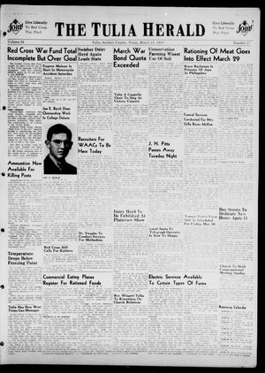 The Tulia Herald (Tulia, Tex), Vol. 34, No. 11, Ed. 1, Thursday, March 18, 1943