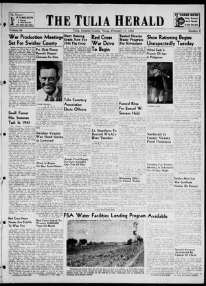 The Tulia Herald (Tulia, Tex), Vol. 34, No. 6, Ed. 1, Thursday, February 11, 1943