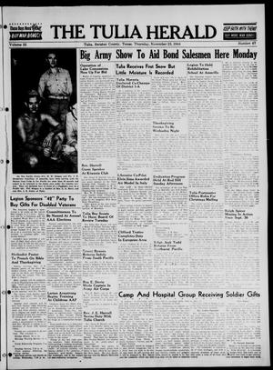 The Tulia Herald (Tulia, Tex), Vol. 35, No. 47, Ed. 1, Thursday, November 23, 1944