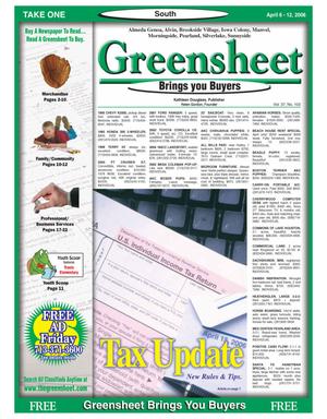 Greensheet (Houston, Tex.), Vol. 37, No. 103, Ed. 1 Thursday, April 6, 2006