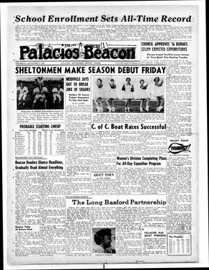 Primary view of object titled 'Palacios Beacon (Palacios, Tex.), Vol. 49, No. 36, Ed. 1 Thursday, September 6, 1956'.